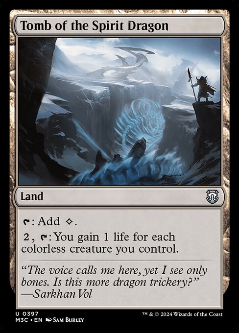 [Foil] M3C 397 Tomb of the Spirit Dragon (Ripple Foil) U