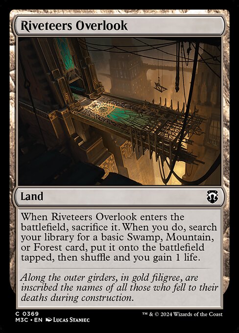 [Foil] M3C 369 Riveteers Overlook (Ripple Foil) C