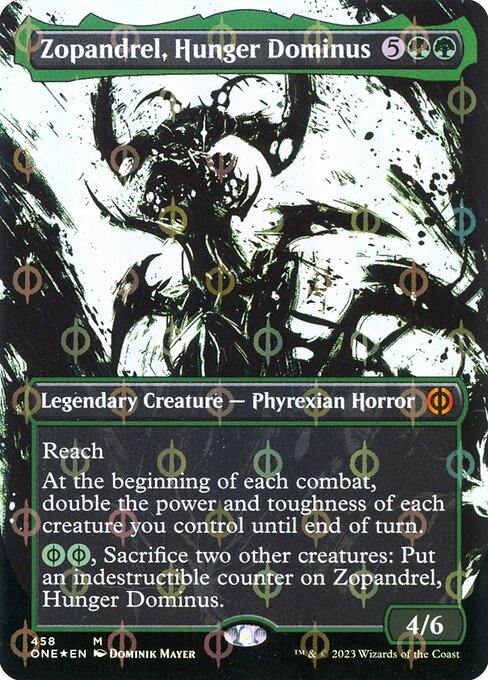[Foil] ONE 458 Zopandrel, Hunger Dominus (458 - Step-and-compleat) M