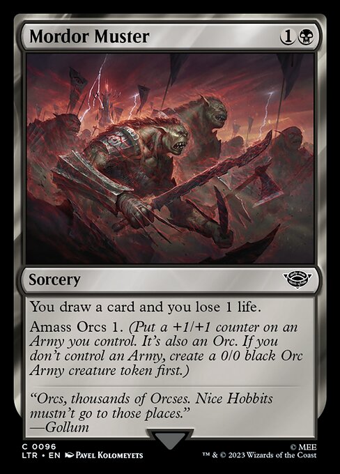 [Foil] LTR 096 Mordor Muster C