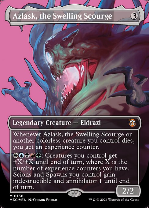 [Foil] M3C 136 Azlask, the Swelling Scourge (0136 - Ripple Foil Borderless) M