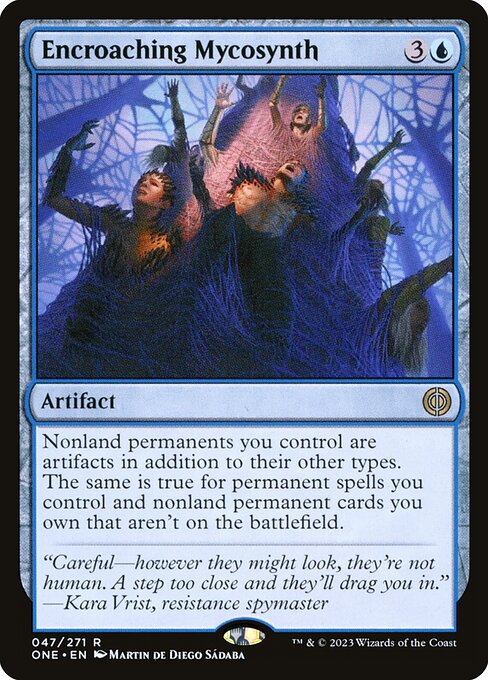 [Foil] ONE 047 Encroaching Mycosynth R
