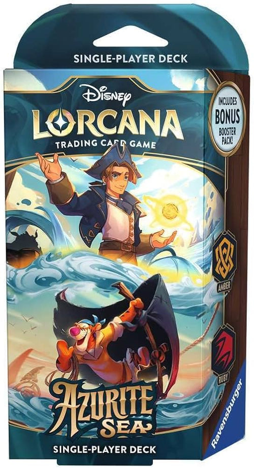 Disney Lorcana TCG 英文版 Azurite Sea Starter Deck Genius Reinvented