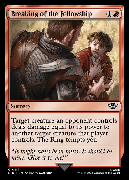 [Foil] LTR 117 Breaking of the Fellowship C
