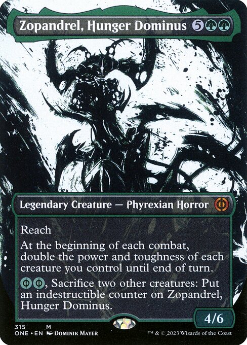 [Foil] ONE 315 Zopandrel, Hunger Dominus (315 - Borderless Ichor) M