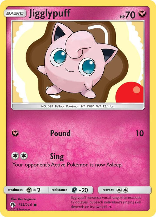 SM8 133/214 Jigglypuff C