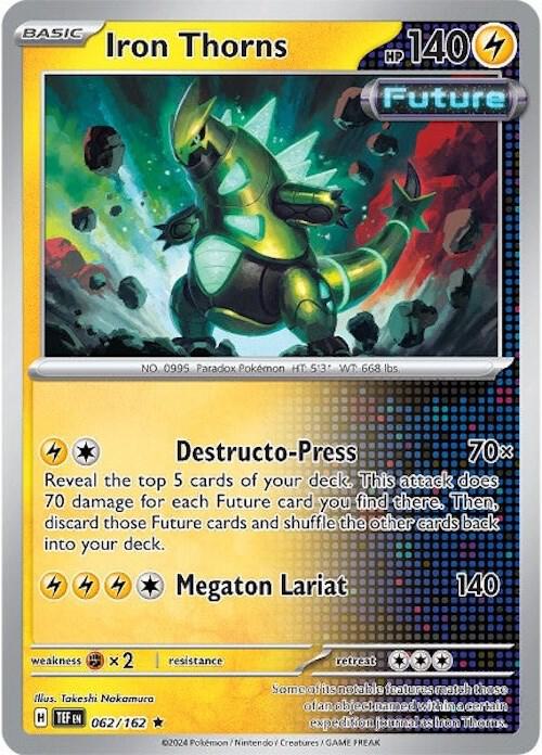 [Reverse Holo] TEF 062/162 Iron Thorns R