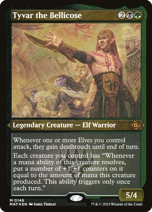 [Foil Etched] MAT 148 Tyvar the Bellicose (Foil Etched) M
