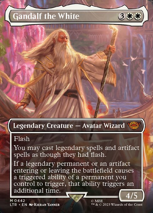 [Foil] LTR 442 Gandalf the White (Borderless) M