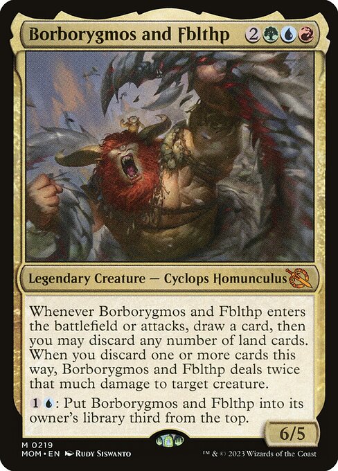 [Foil] MOM 219 Borborygmos and Fblthp M