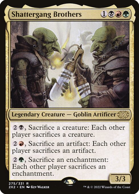 [Foil] 2X2 275 Shattergang Brothers R