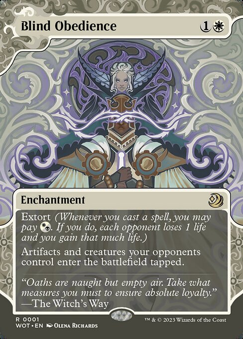 [Foil] WOT 001 Blind Obedience (0001) R