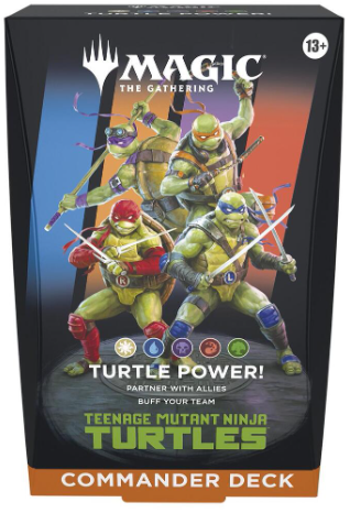 MTG  Teenage Mutant Ninja Turtles (TMC) Commander Deck Box