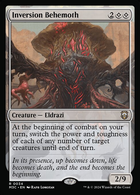 [Foil] M3C 034 Inversion Behemoth (Ripple Foil) R