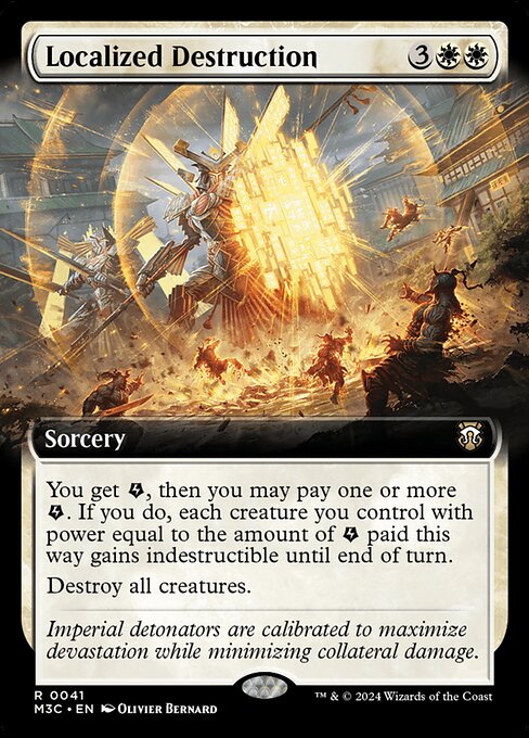 [Foil] M3C 041 Localized Destruction (0041 - Extended Art Ripple Foil) R