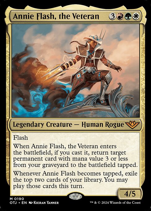 [Foil] OTJ 190 Annie Flash, the Veteran M