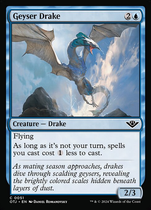 [Foil] OTJ 051 Geyser Drake C