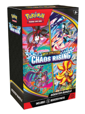 Pokemon TCG English Mega Evolution Chaos Rising Booster Bundle