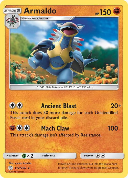 [Reverse Holo] SM12 112/236 Armaldo R
