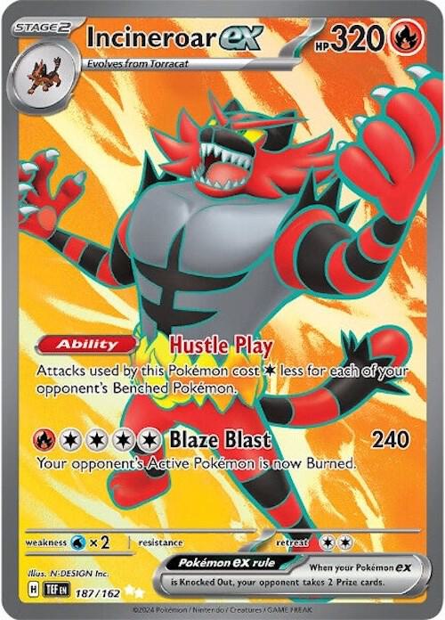 TEF 187/162 Incineroar ex SR