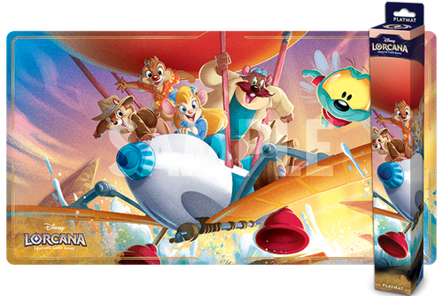 Disney Lorcana TCG Rescue Rangers Away! And Hades Double Dealer playmat