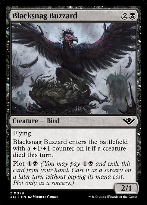 [Foil] OTJ 079 Blacksnag Buzzard C
