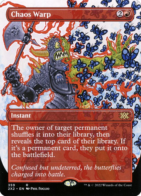 [Foil] 2X2 359 Chaos Warp (Borderless) R