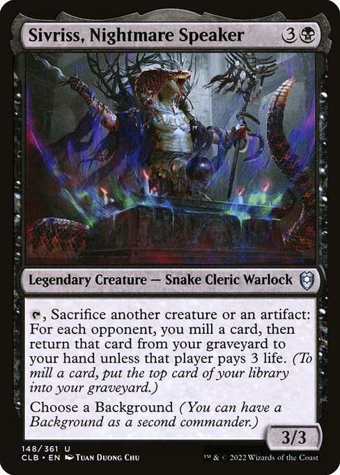 [Foil] CLB 148 Sivriss, Nightmare Speaker U