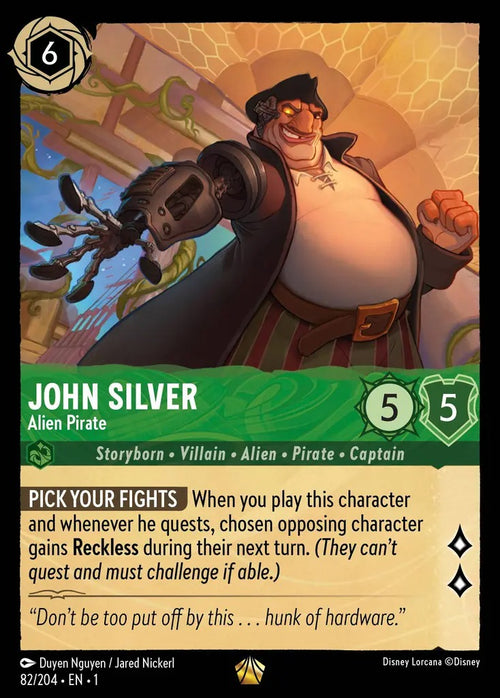 82/204·EN·1 John Silver - Alien Pirate L