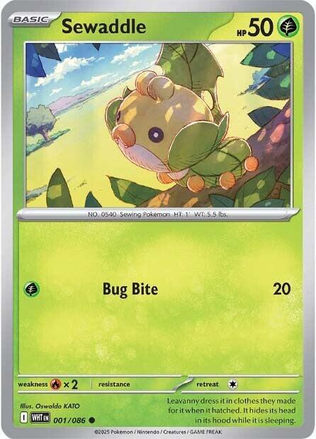 WHT 001/086 Sewaddle C