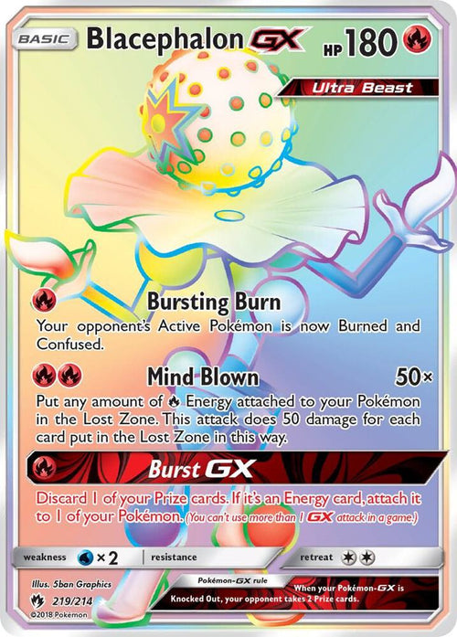 SM8 219/214 Blacephalon GX RS