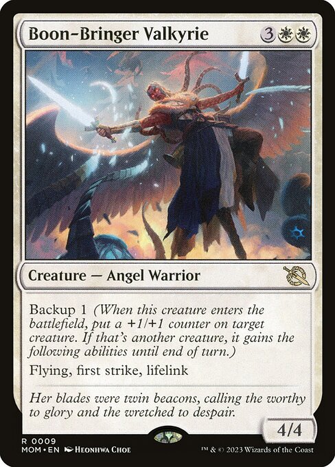[Foil] MOM 009 Boon-Bringer Valkyrie R