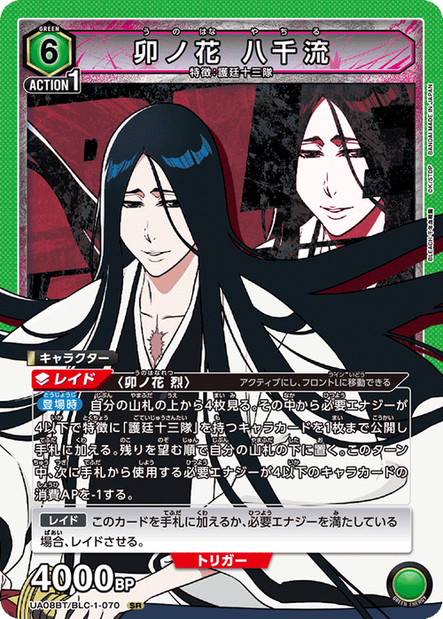 UA08BT/BLC-1-070 Unohana eight thousand flow SR