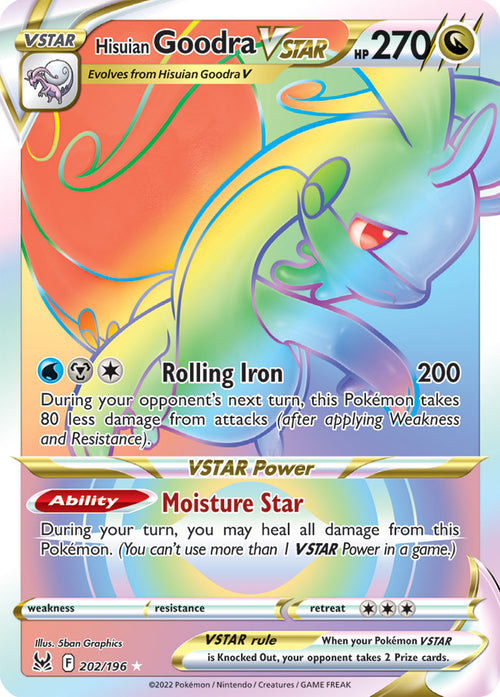 SS11 202/196 Hisuian GoodraVSTAR HR