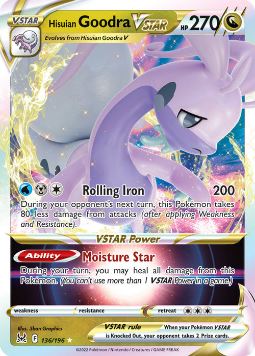 SS11 136/196 Hisuian GoodraVSTAR UR