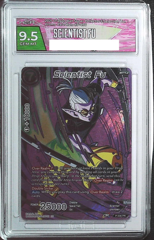 [HGA 9.5] 2021 Dragon Ball  Super Collector's Selection Vol.1 P-036 Scientist Fu Promo Holo