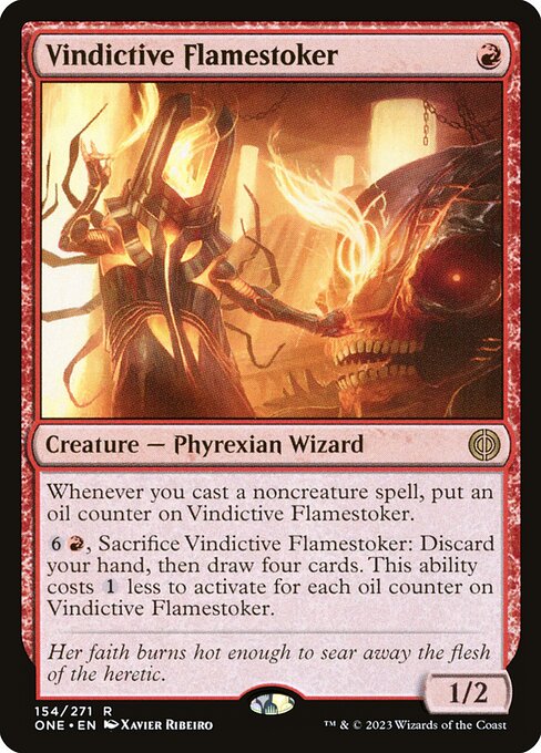[Foil] ONE 154 Vindictive Flamestoker R