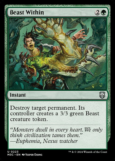[Foil] M3C 223 Beast Within (Ripple Foil) U