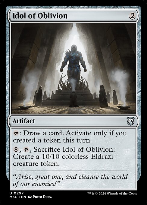 [Foil] M3C 297 Idol of Oblivion (Ripple Foil) U