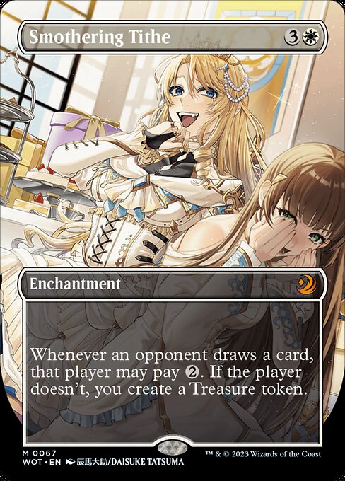 [Foil] WOT 067 Smothering Tithe (0067 - Anime) M