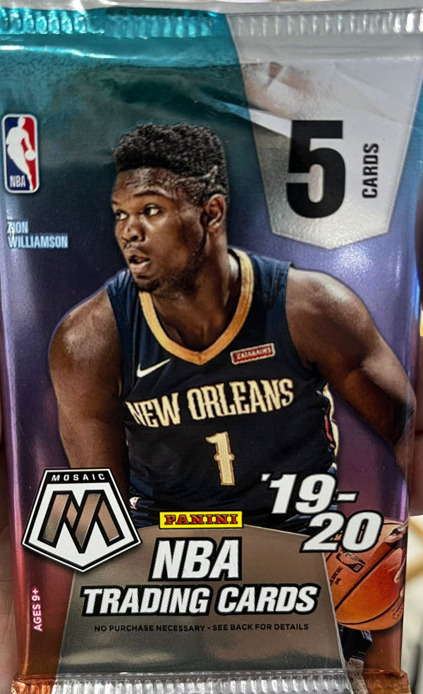 2019-20 Panini Mosaic Tmall Edition Basketball Hobby Pack - 皇巢卡店 Beehive Trading Card Shop