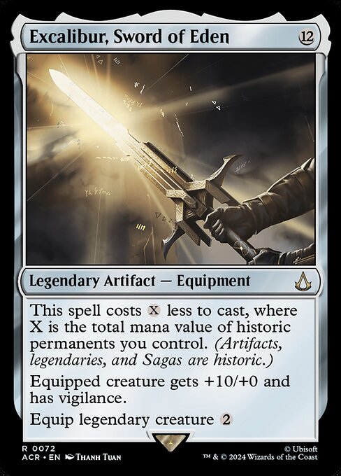ACR 072 Excalibur, Sword of Eden R