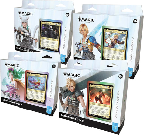 MTG Final Fantasy (FIN) Collector’s Edition Commander Deck - 一套-4個
