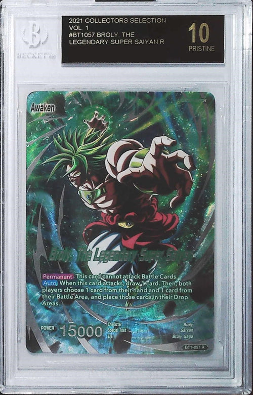 [BGS Black Label10] 2021 Dragon Ball  Super Collector's Selection Vol.1 BT1-057 Broly//Broly.The Legedary Super Saiyan R