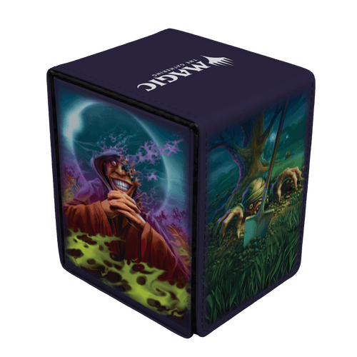 Ultra Pro Magic: The Gathering Duskmourn Exhume, Crypt Ghast / Damnation Alcove Flip Deck Box