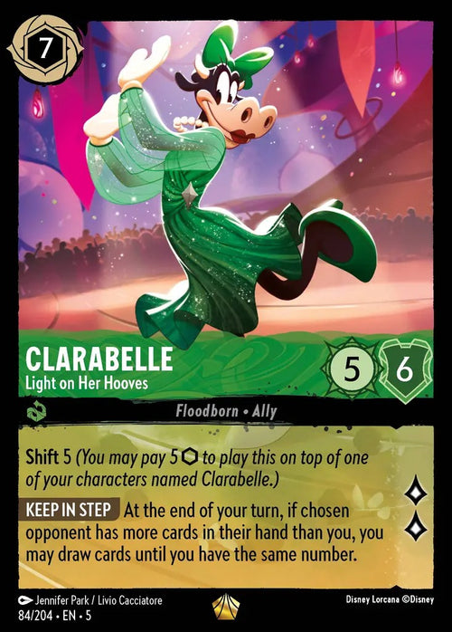84/204·EN·5 Clarabelle - Light on Her Hooves L