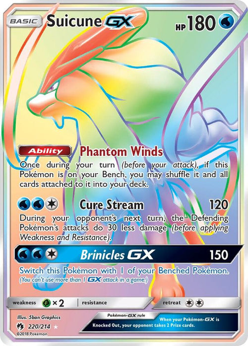 SM8 220/214 Suicune GX RS