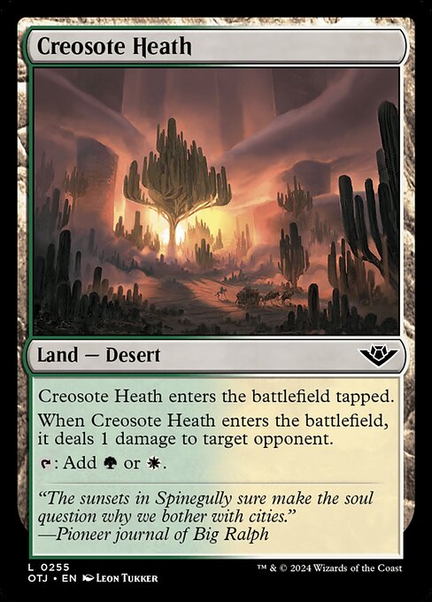 [Foil] OTJ 255 Creosote Heath C