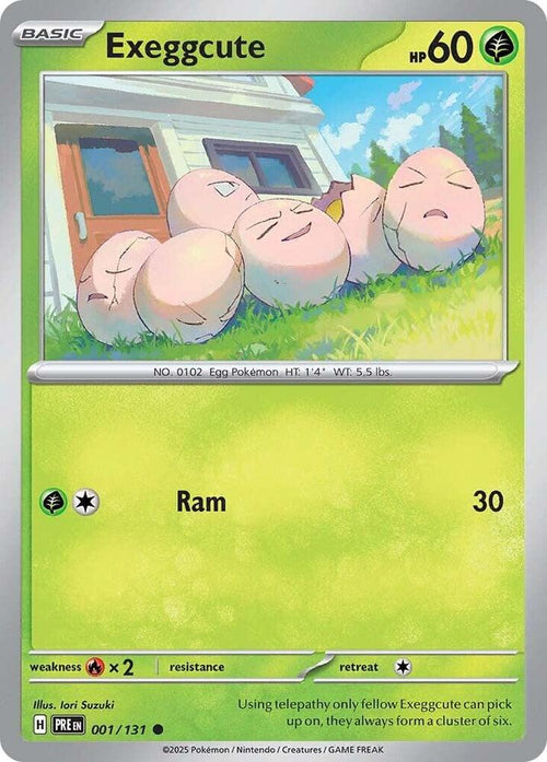 [Reverse Holo] PRE 001/131 Exeggcute C