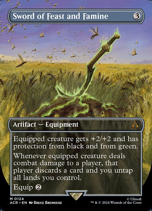 ACR 124 Sword of Feast and Famine (0124 - Borderless) M